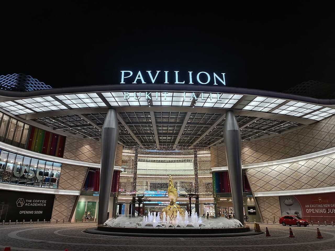 Pavilion Bukit Jalil at night
